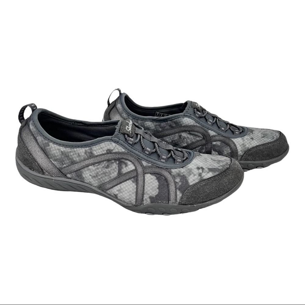 Skechers Grey Watercolor Camo Slip-On Sneaker Size 7